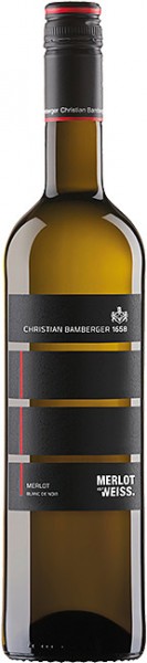 Merlot Blanc de Noir trocken - Weingut Christian Bamberger - Weißwein