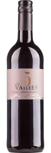 Les 5 Vallees Merlot / Grenache Les Domaines de Paul Mas Rotwein