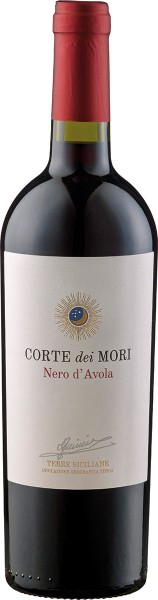 Nero d´Avola Terre Siciliana - Etichetta Bianca Corte dei Mori Rotwein