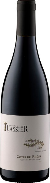 Côtes du Rhône AOP Domaine Gassier Rotwein