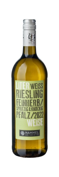 Literweise Riesling Feinherb Weingut Hammel & Cie 2022 | 1 Liter