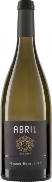 Grauburgunder ZEIT Reserve - Weingut Abril - Weißwein